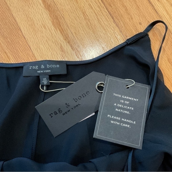 NWT Rag & Bone Silk Top Spaghetti Strap Size XSmall - Picture 8 of 13